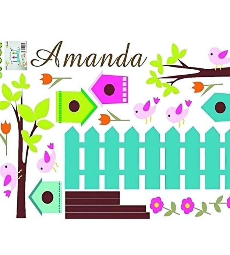 stickers muraux Autocollant pour la Décoration de votre espaces, Papillons arbres Fleurs stickers muraux Animaux de dessin animé amovible
